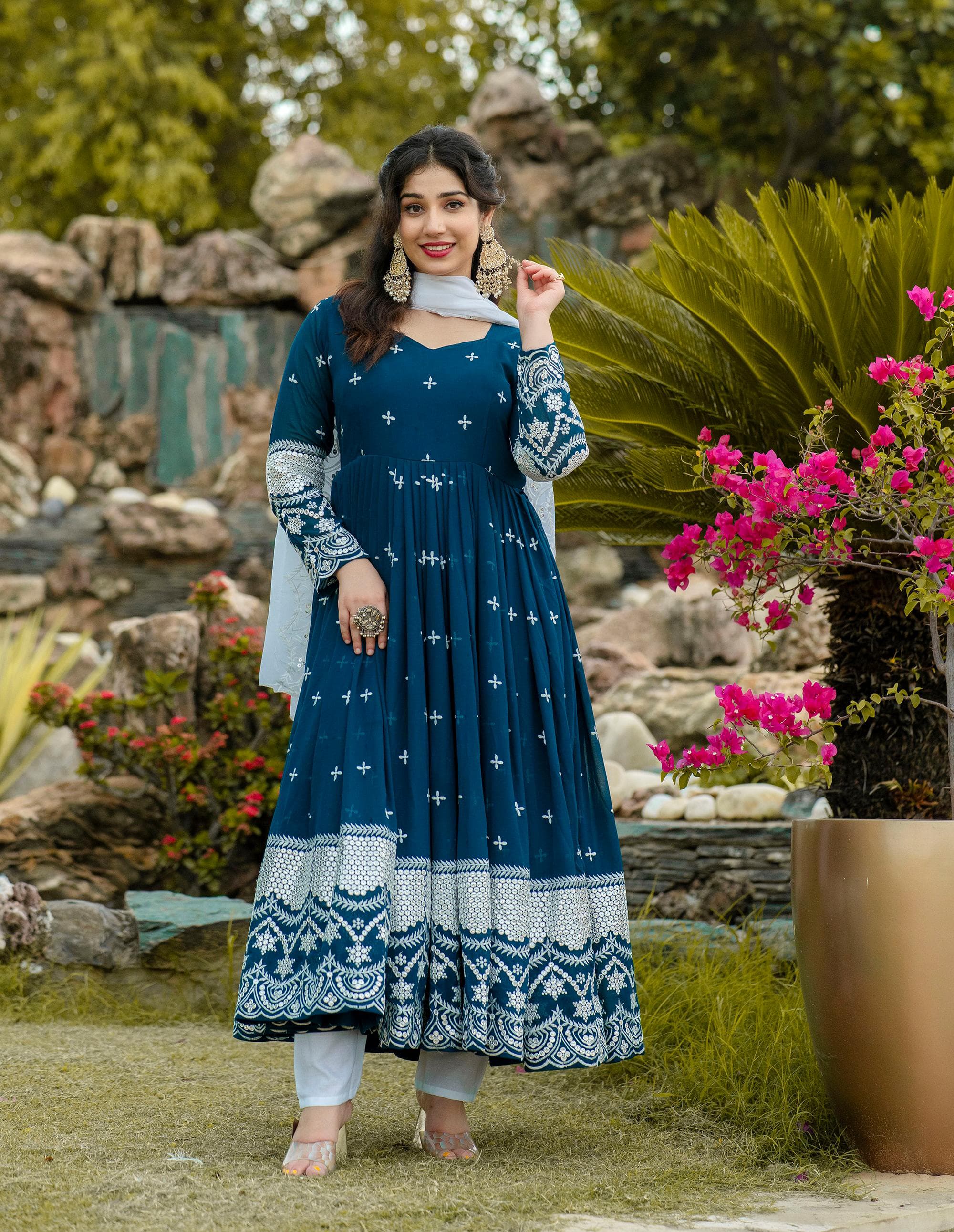 Say Simran Premium Anarkali Suit Set